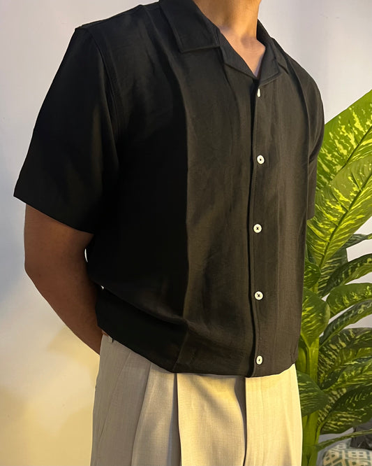 Cuban collar shirt