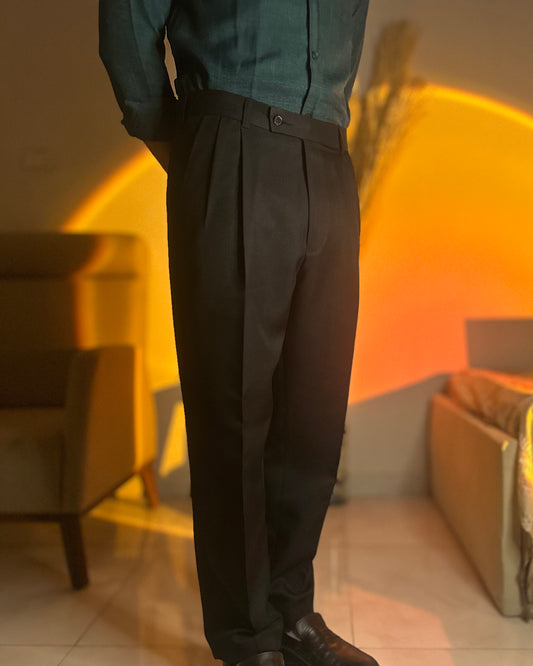 Wide leg chino pants