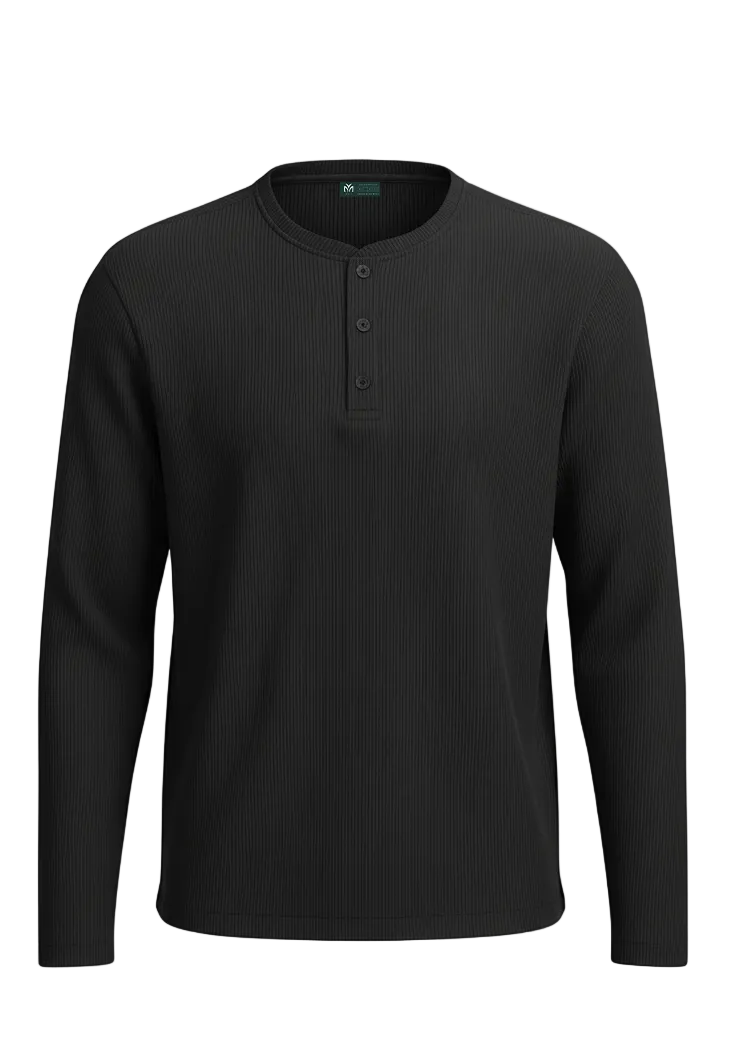 Ribbed Henely shirt