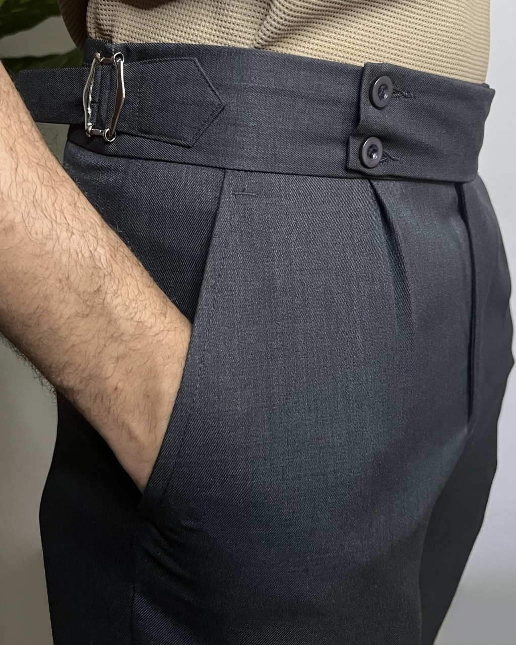 High waist Chino Pants (Italian)