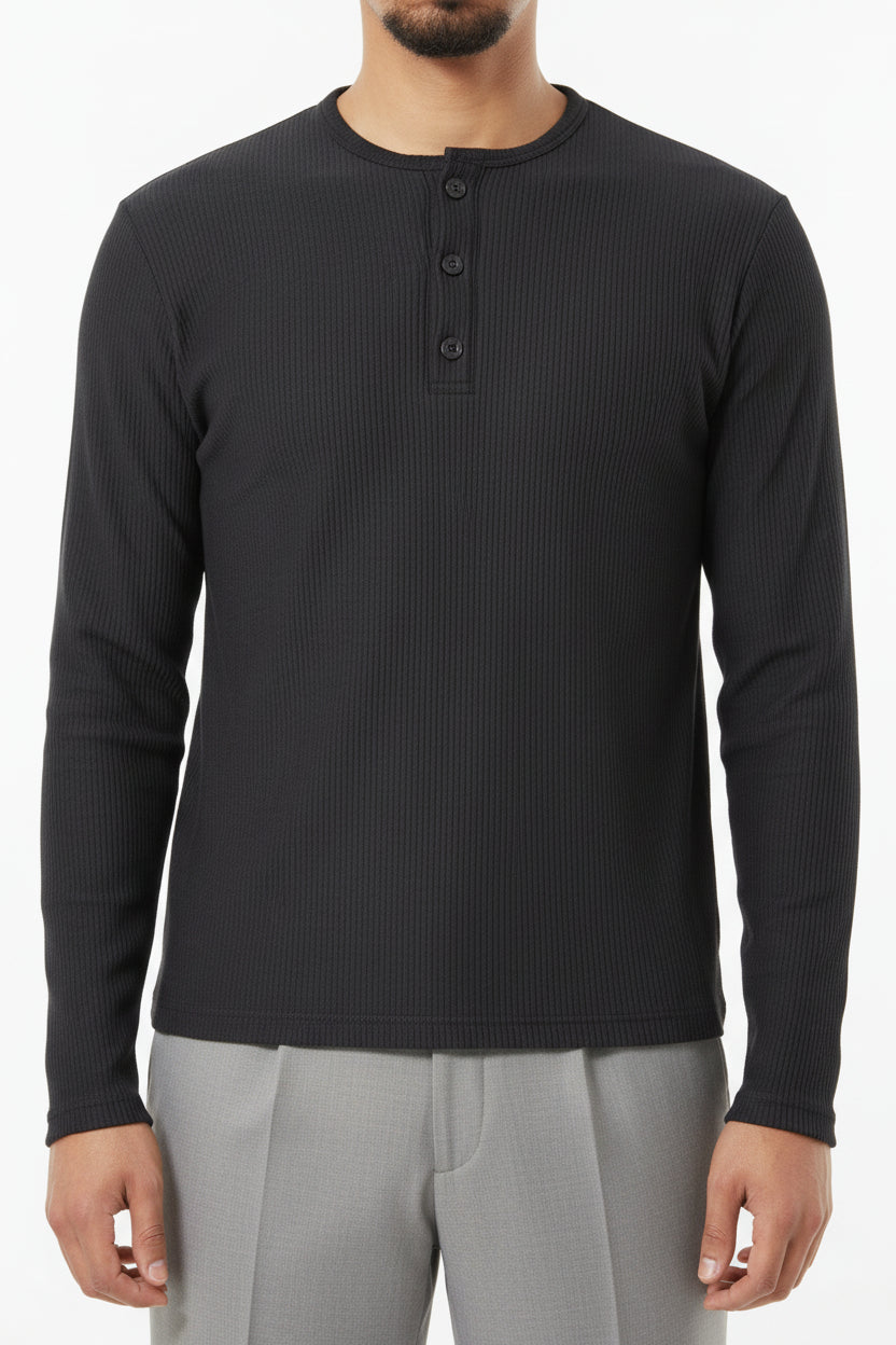 Ribbed Henely shirt