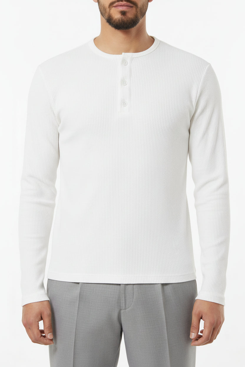 Ribbed Henely shirt